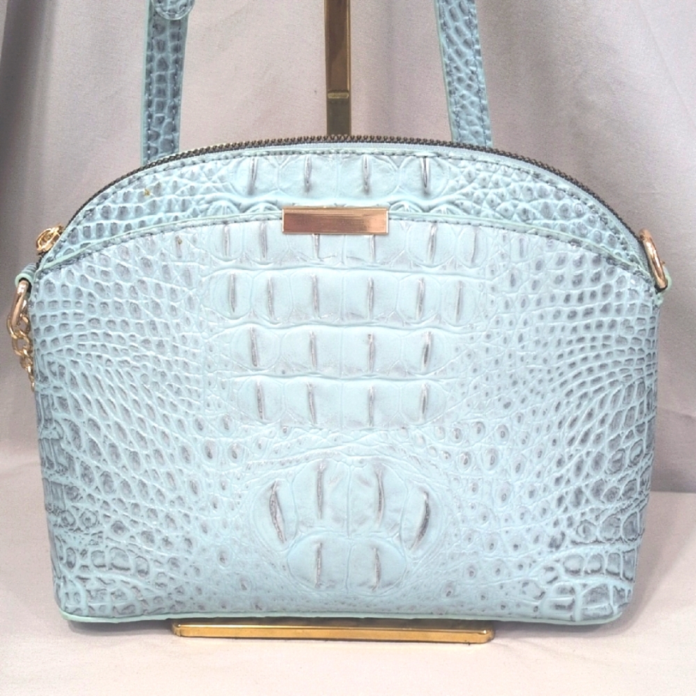 NWOT Crocodile Embossed Crossbody Bag